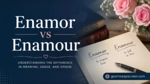 Enamor vs Enamour