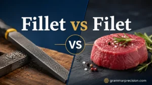 Fillet vs Filet