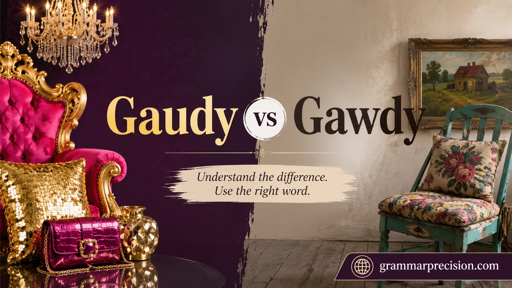 Gaudy vs Gawdy