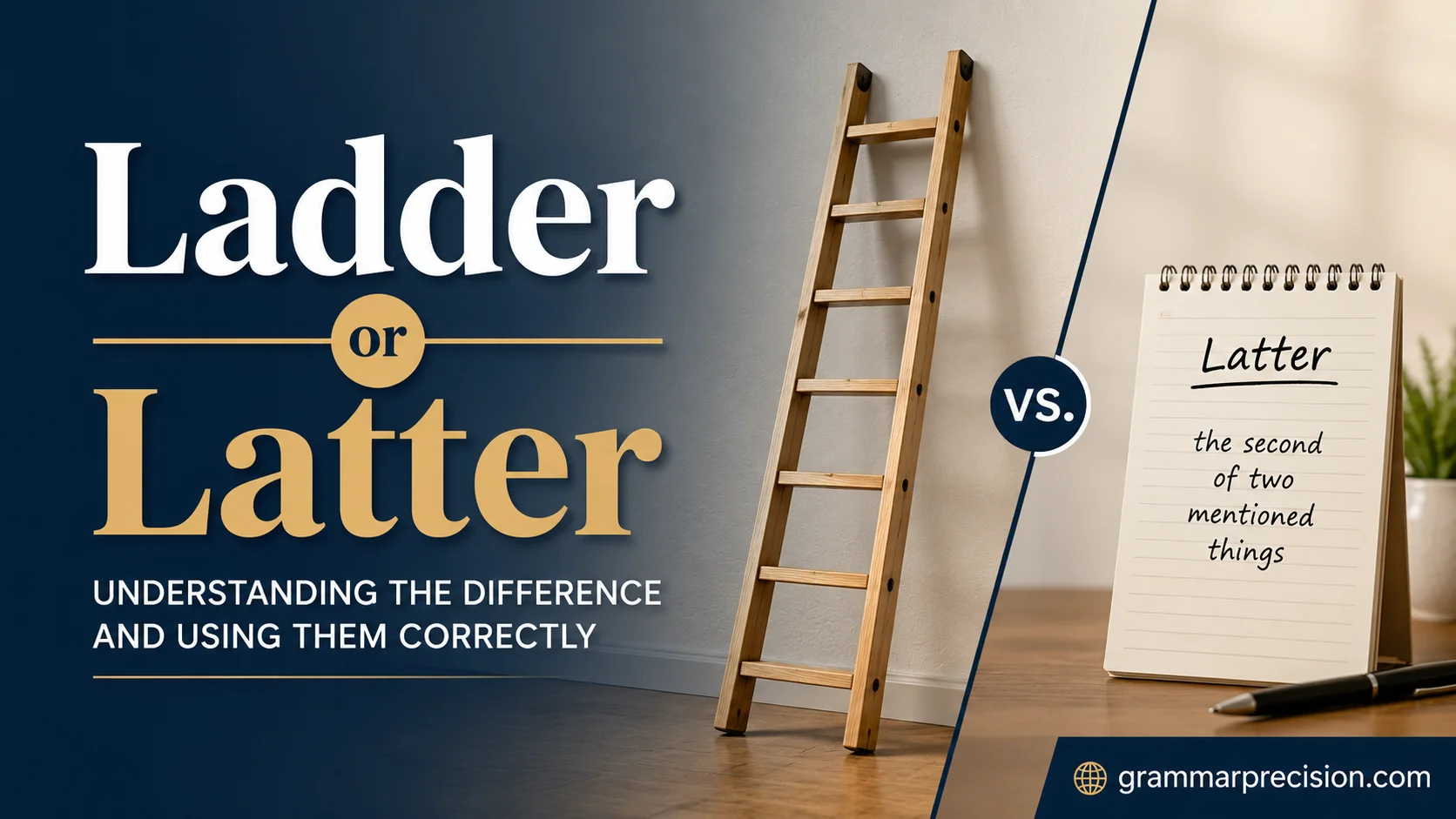 Ladder or Latter