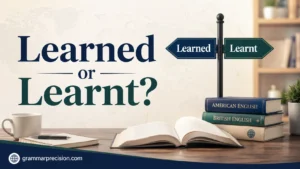 Learned or Learnt?