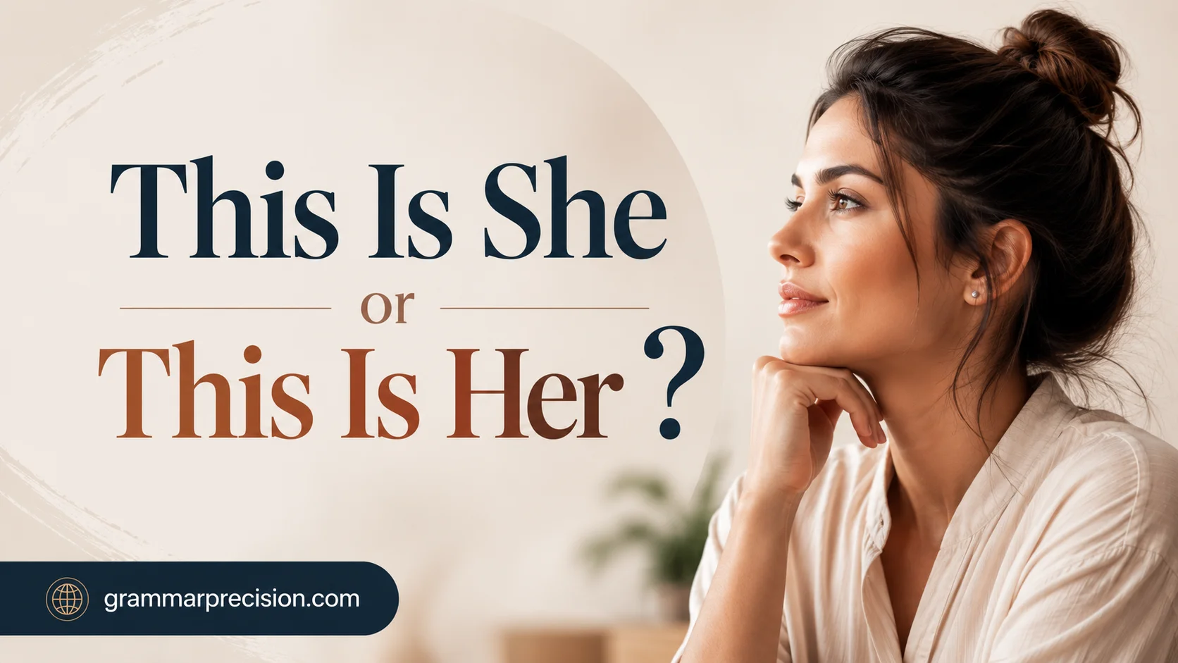 “This Is She” or “This Is Her”? 