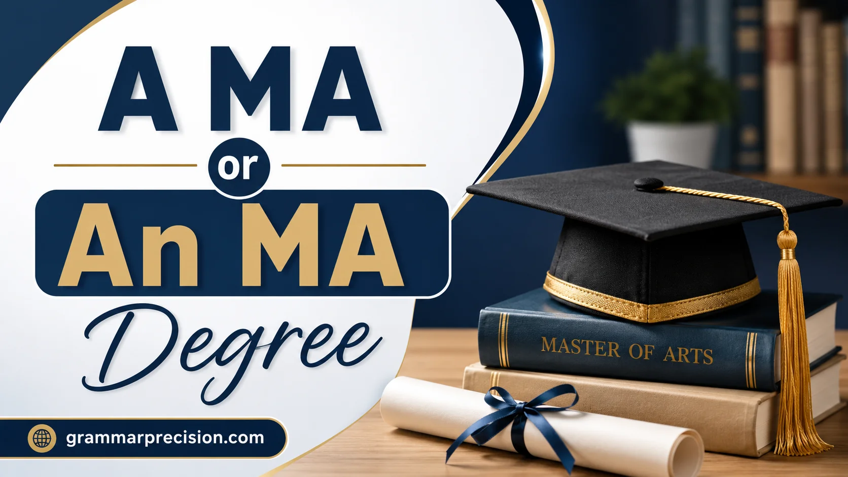 A MA or An MA Degree