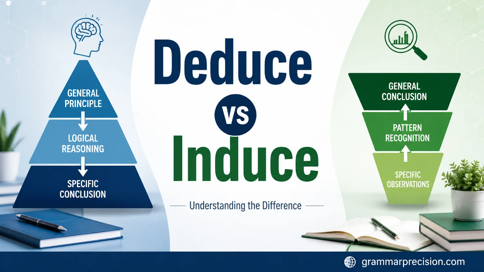 Deduce vs Induce
