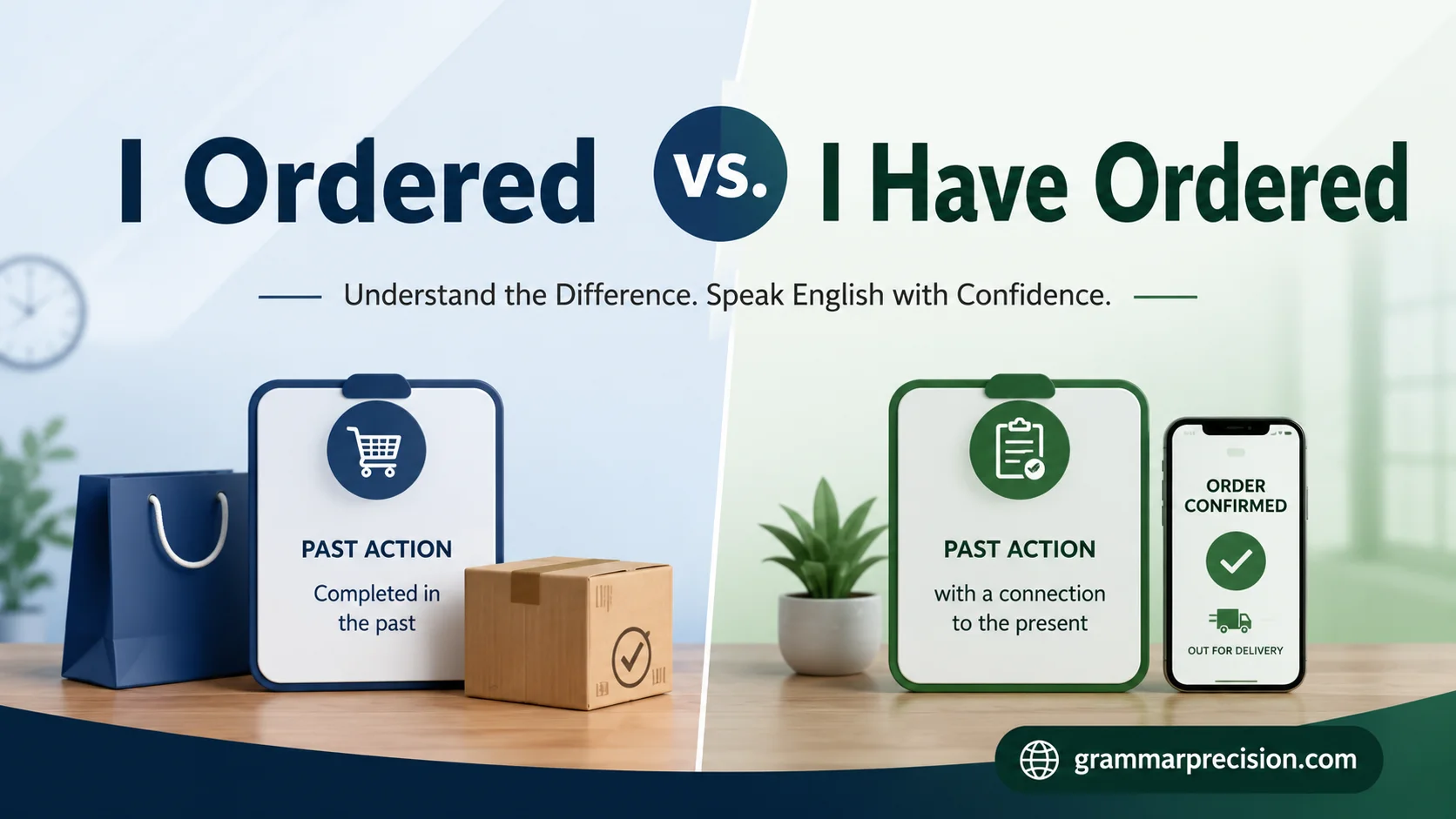 I Ordered vs. I Have Ordered