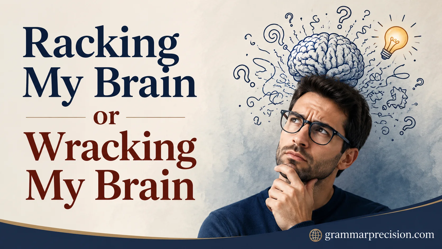 Racking My Brain or Wracking My Brain