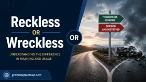 Reckless or Wreckless