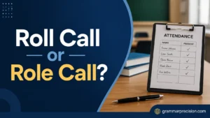 Roll Call or Role Call? 
