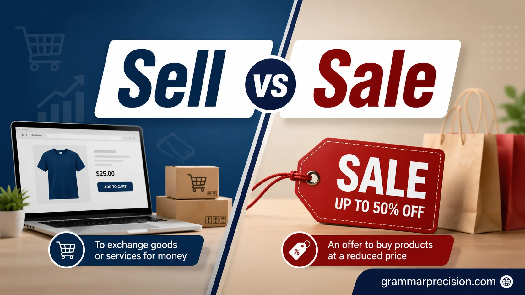 Sell vs Sale