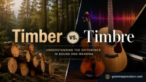 Timber vs. Timbre