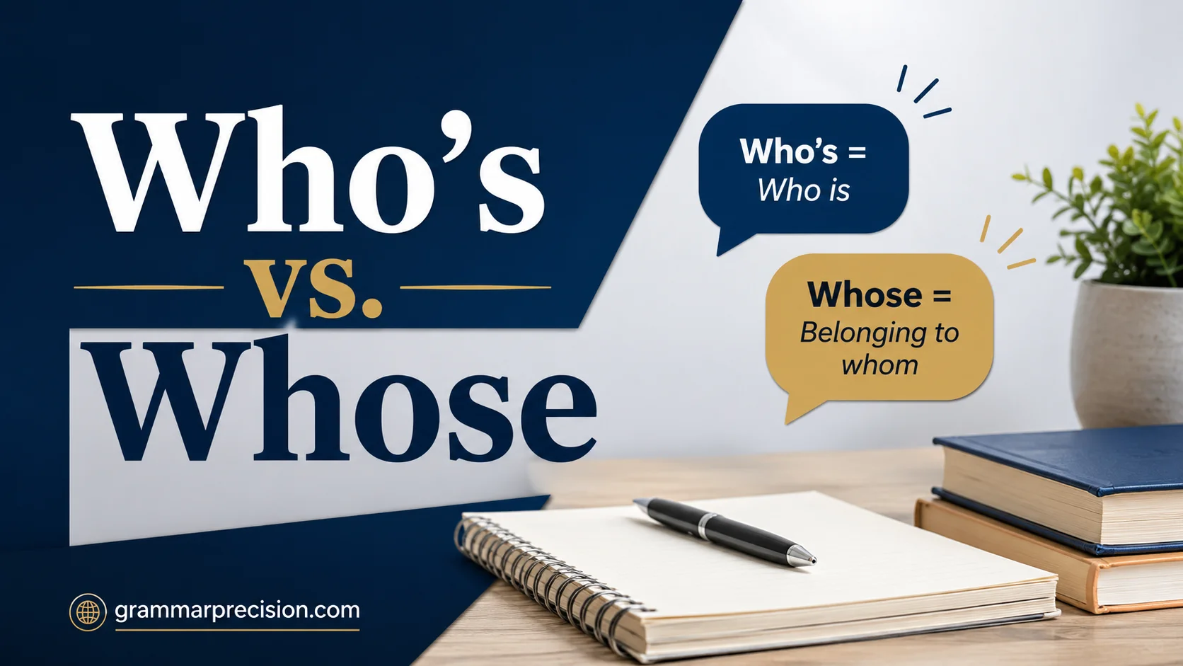 Who’s vs. Whose