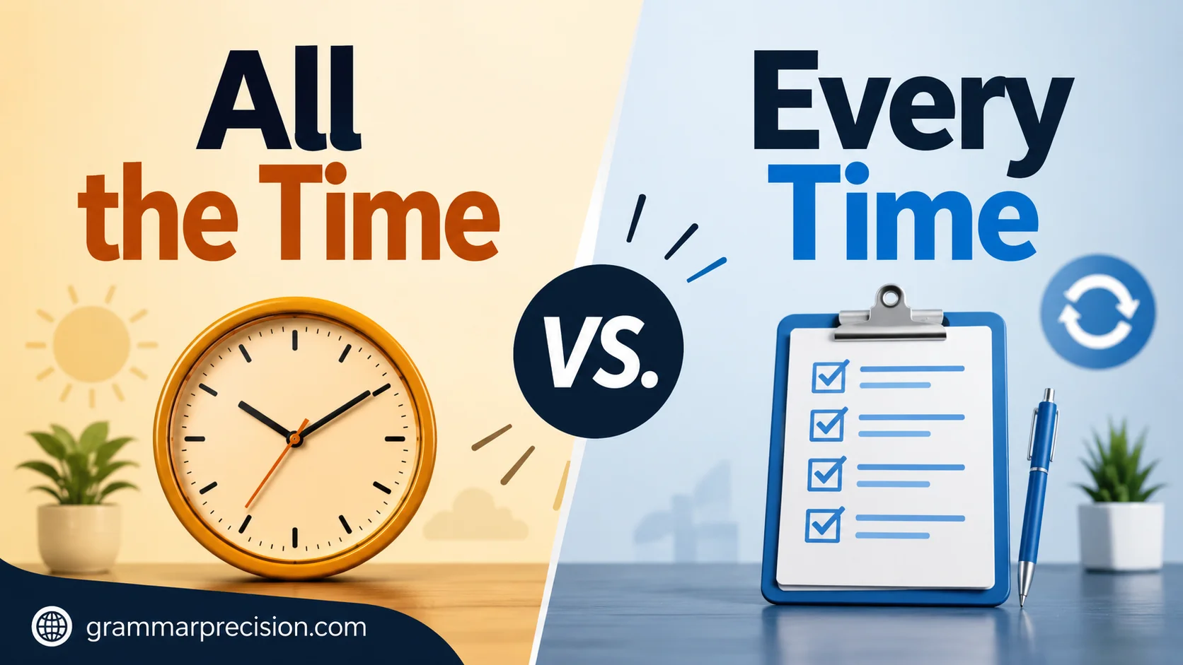 All the Time vs. Every Time