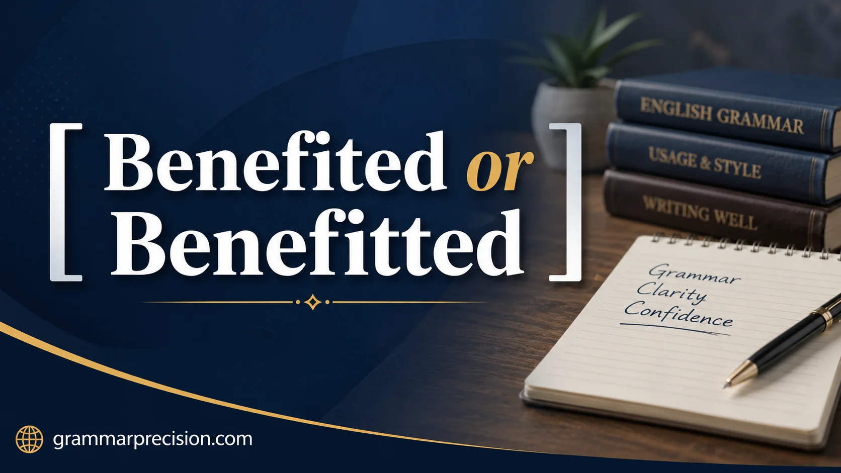 Benefited or Benefitted