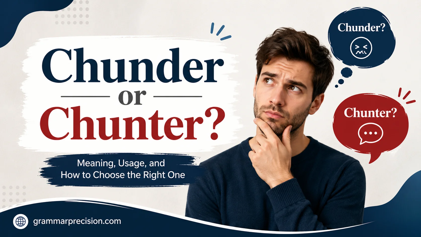 Chunder or Chunter?