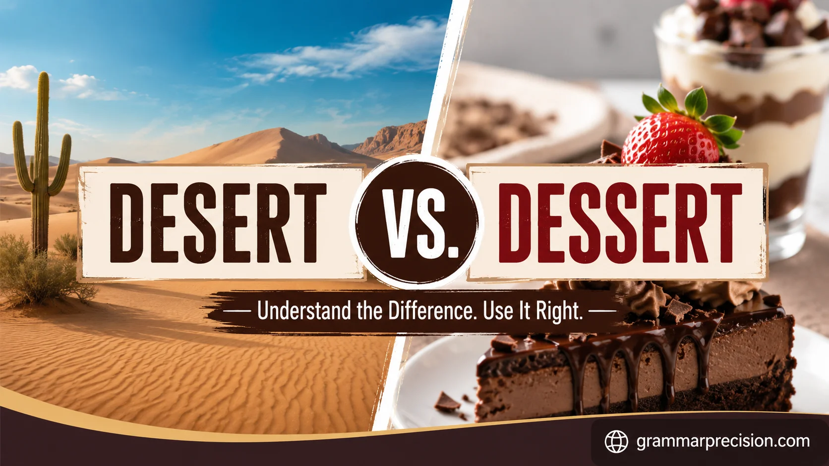 Desert vs. Dessert