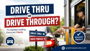 Drive Thru or Drive Through?