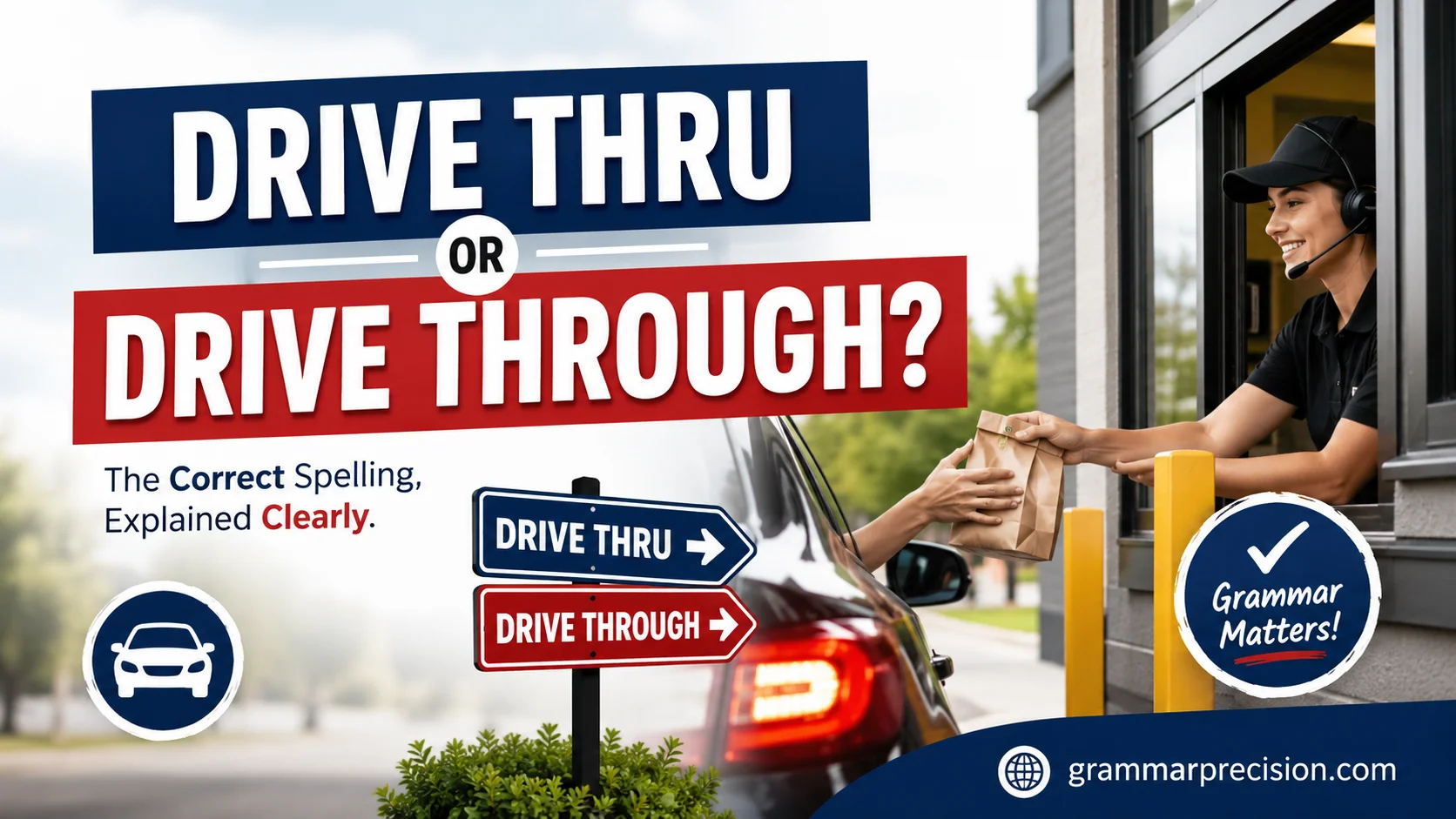 Drive Thru or Drive Through?