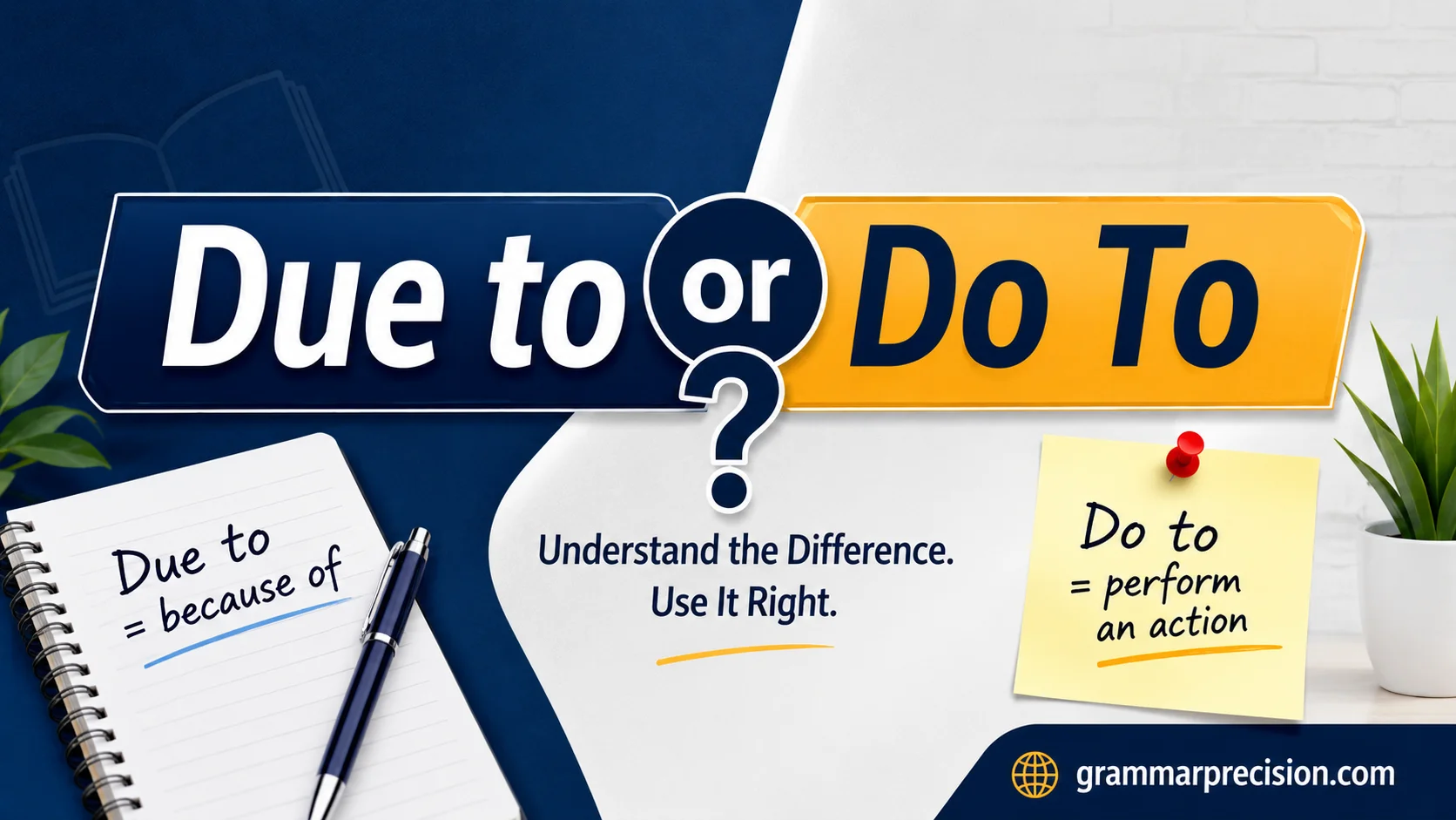 Due to or Do To?