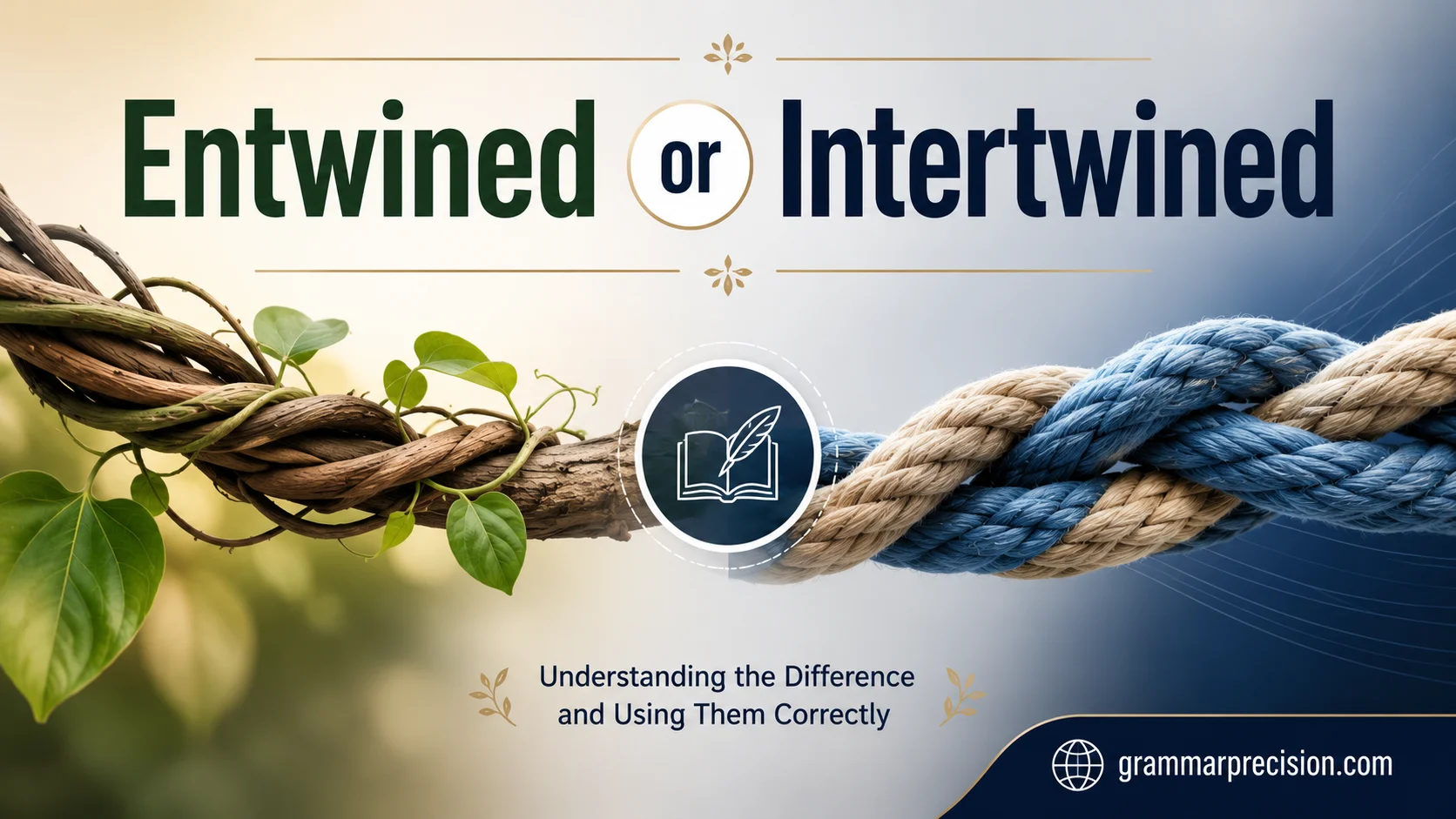 Entwined or Intertwined