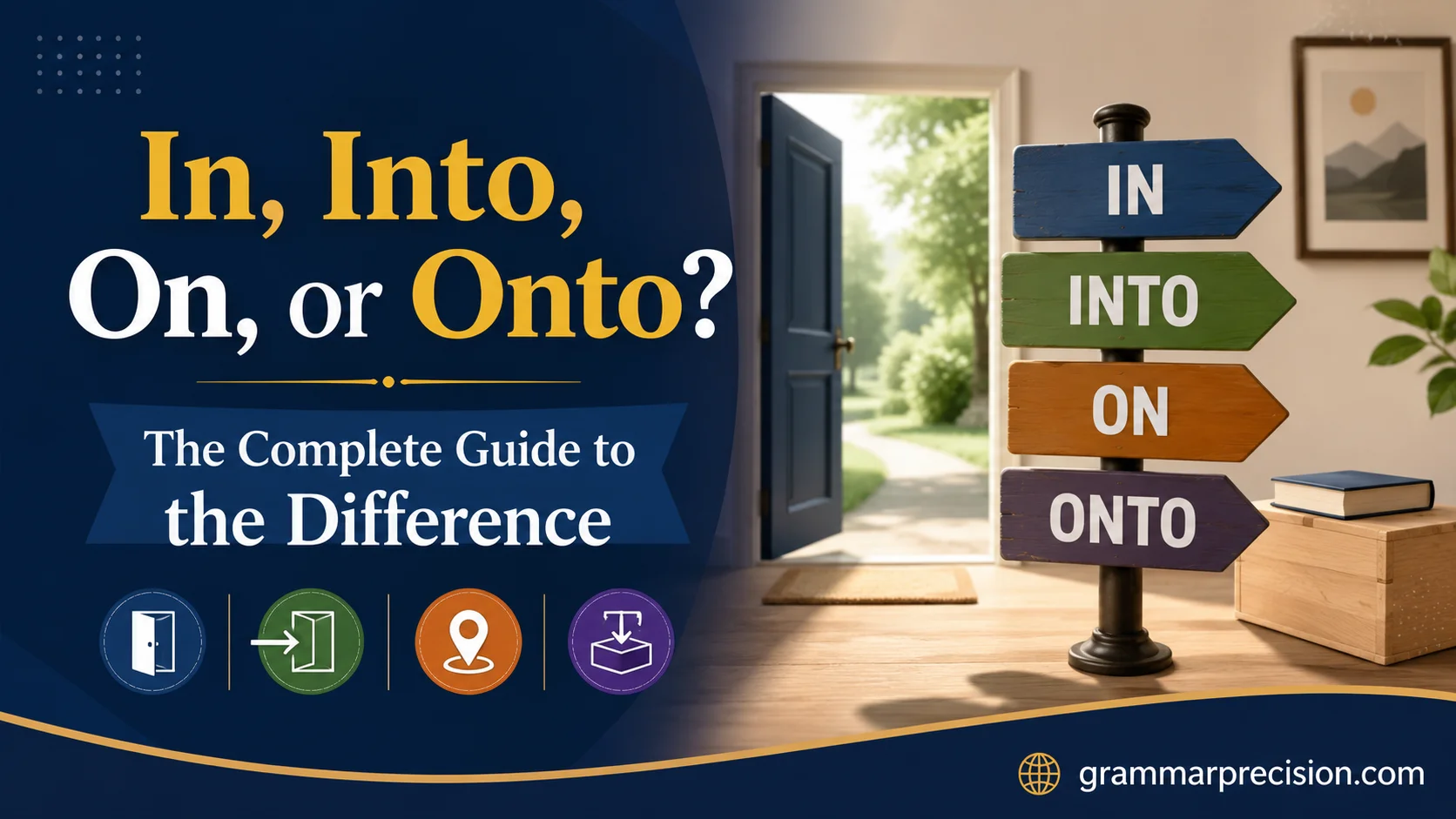 In, Into, On, or Onto?