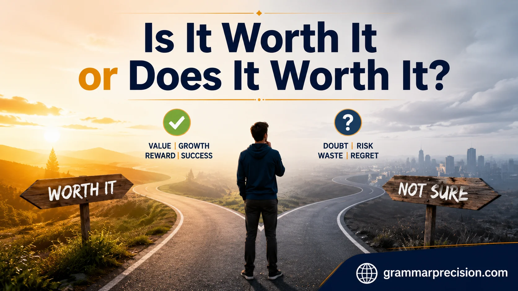 Is It Worth It or Does It Worth It?