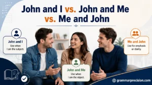 John and I vs. John and Me vs. Me and John