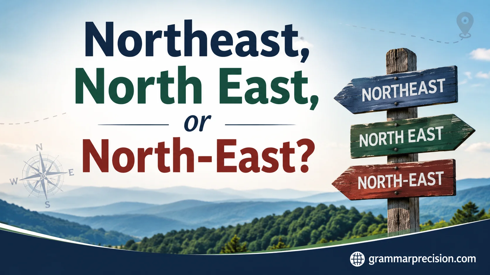 Northeast, North East, or North-East?
