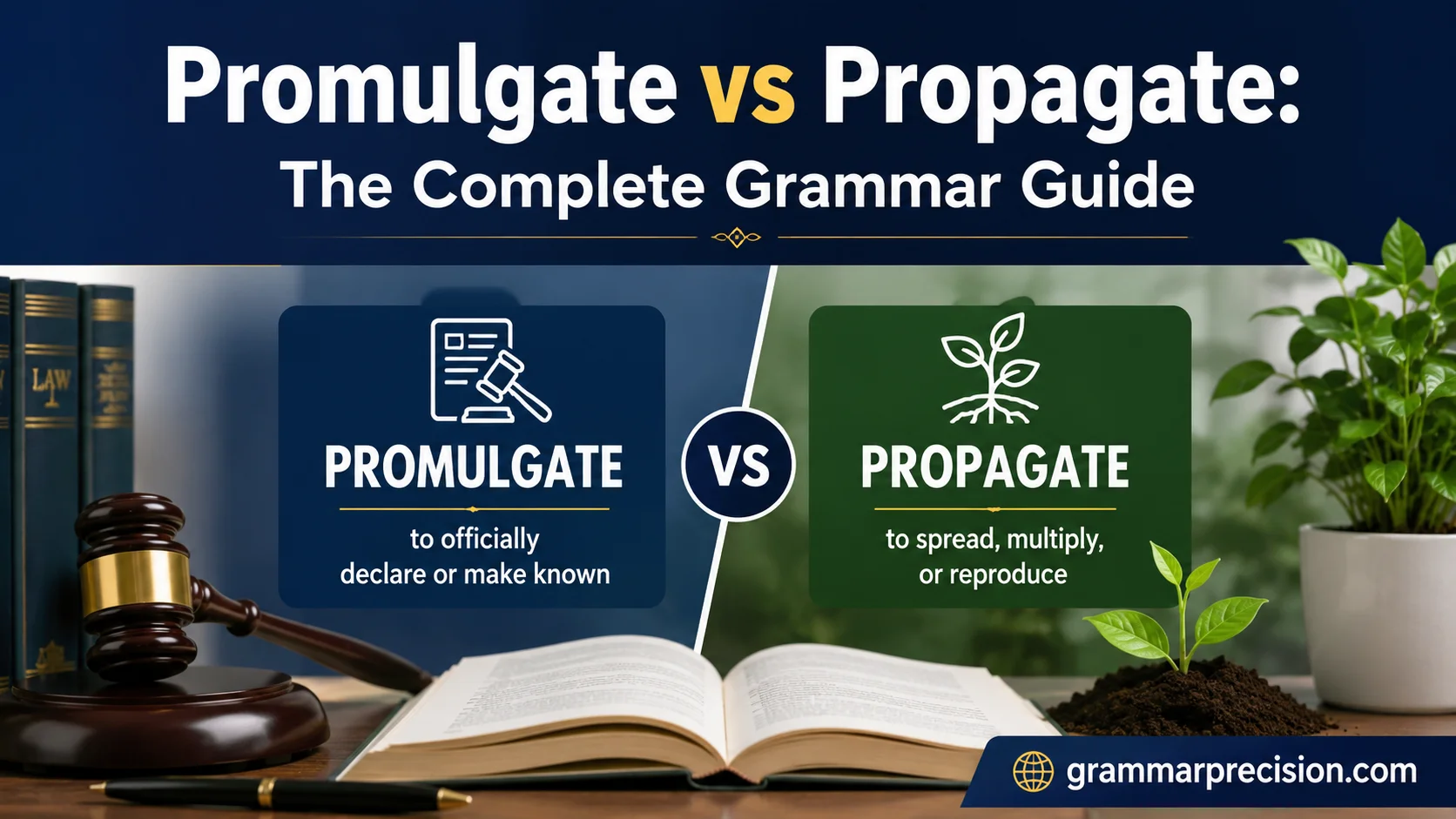 Promulgate vs Propagate