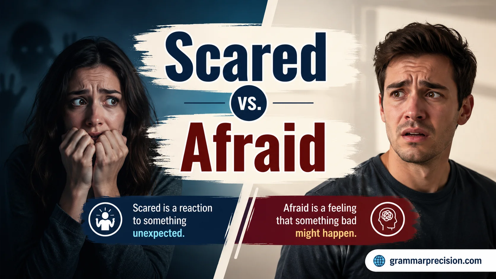 Scared vs. Afraid