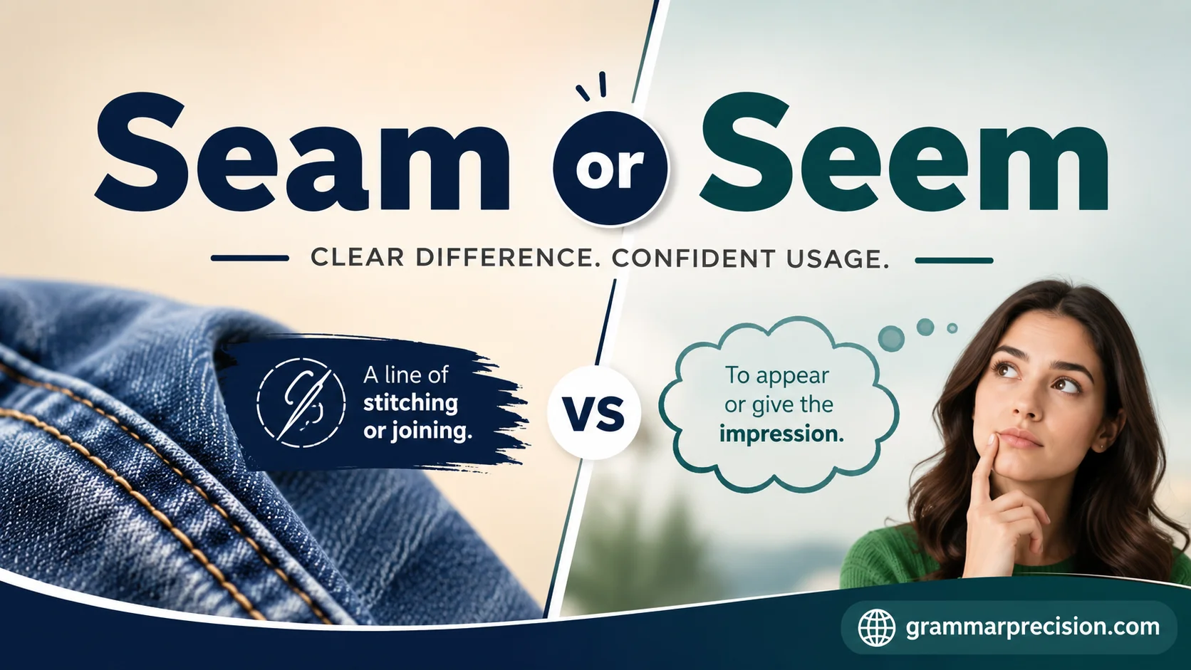 Seam or Seem