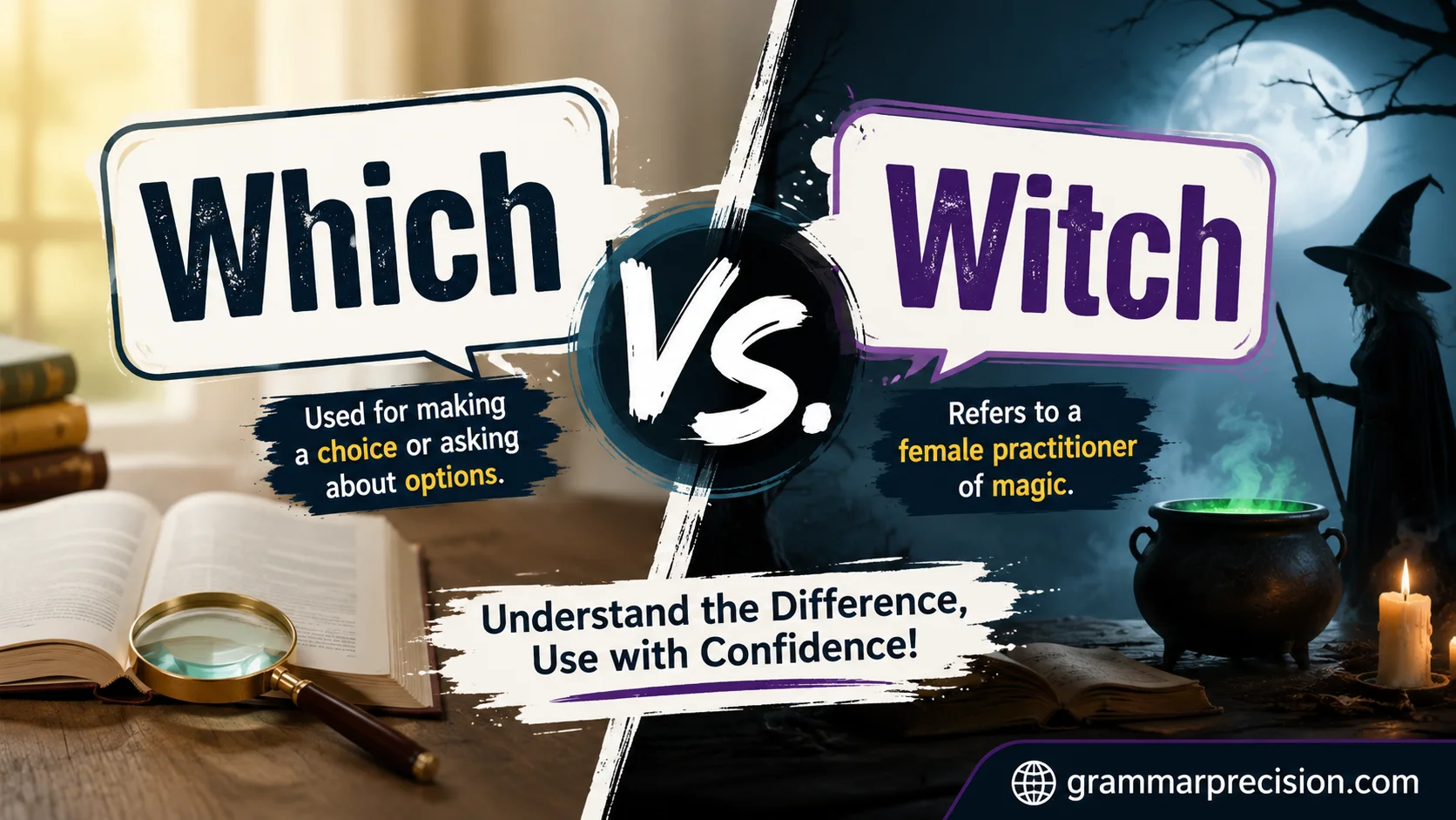 Which vs. Witch
