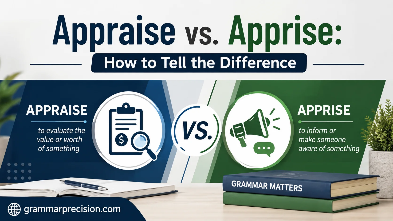Appraise vs. Apprise: How to Tell the Difference