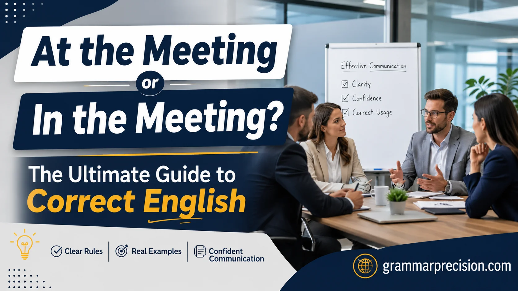 At the Meeting or In the Meeting? The Ultimate Guide to Correct English