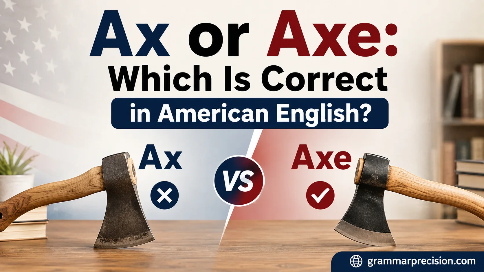 Ax or Axe: Which Is Correct in American English?