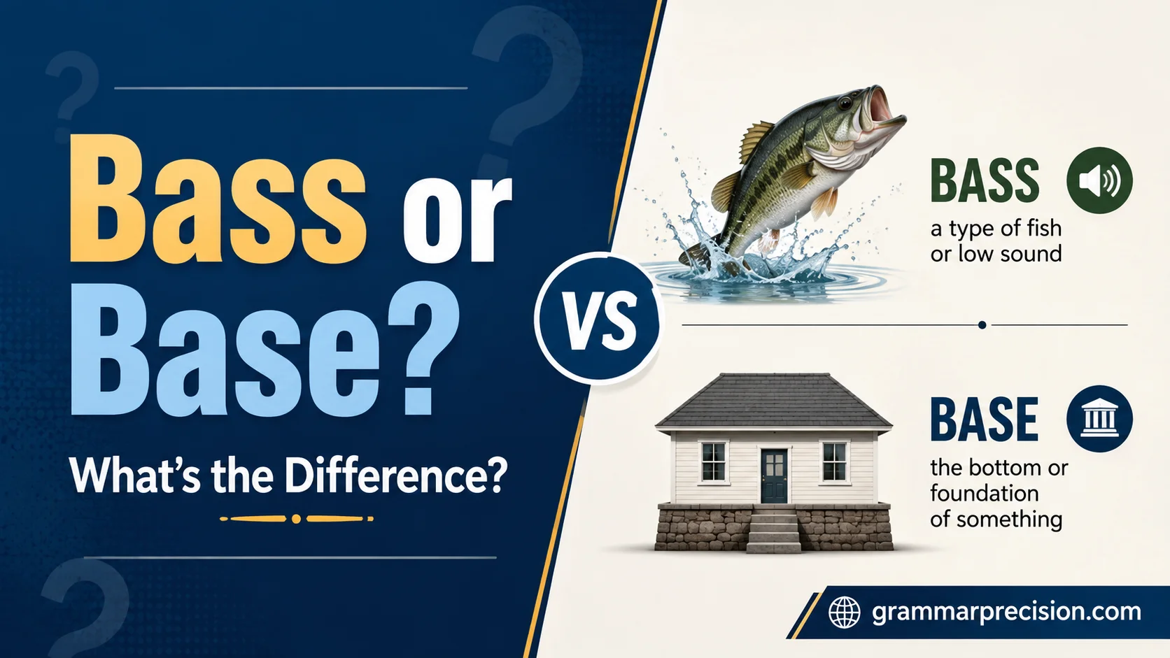 Bass or Base? What’s the Difference?