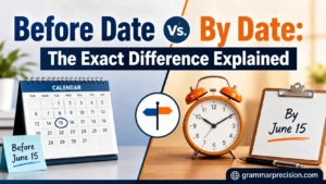 Before Date vs. By Date: The Exact Difference Explained