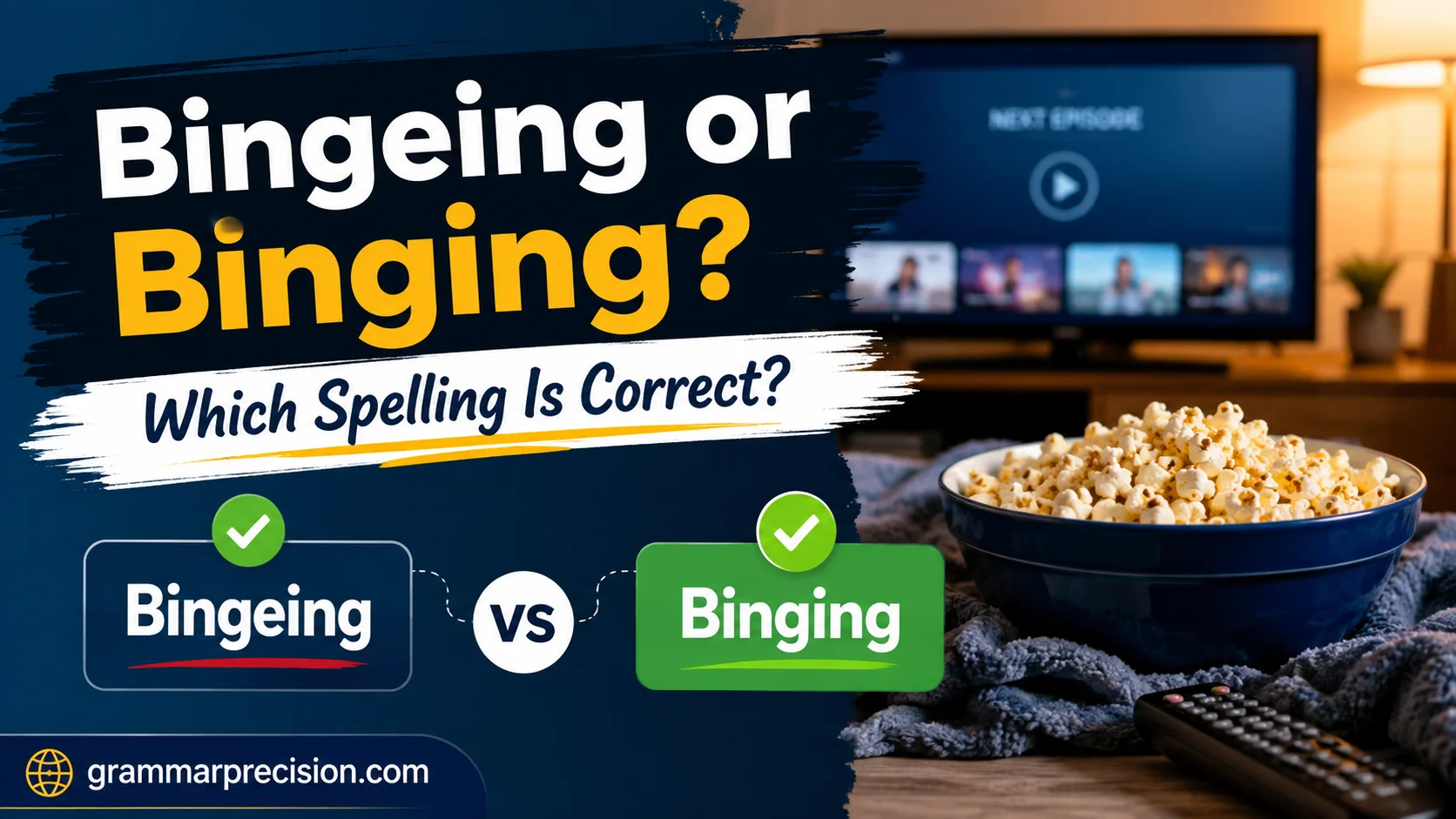 Bingeing or Binging? Which Spelling Is Correct?