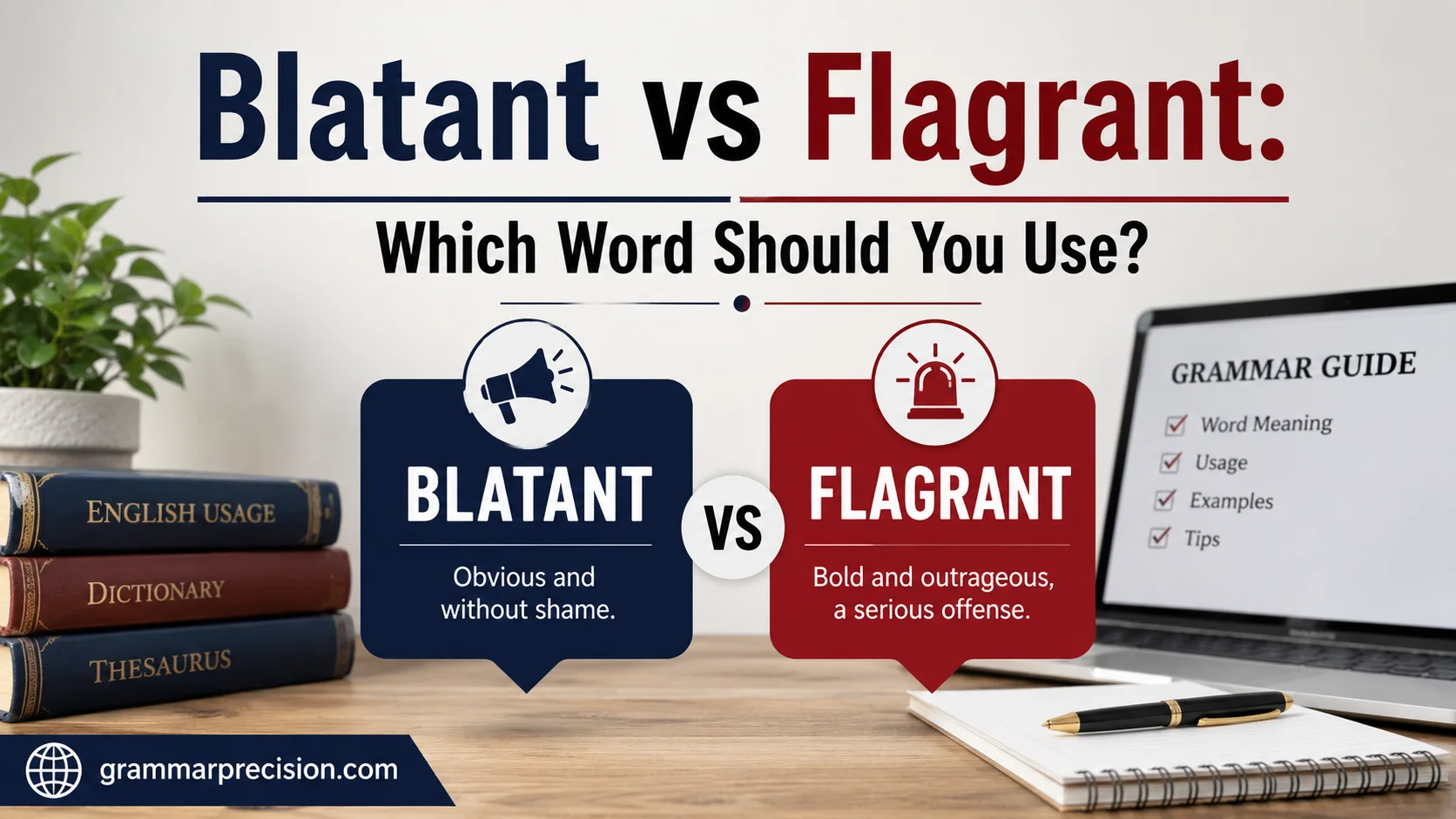 Blatant vs Flagrant: Which Word Should You Use?