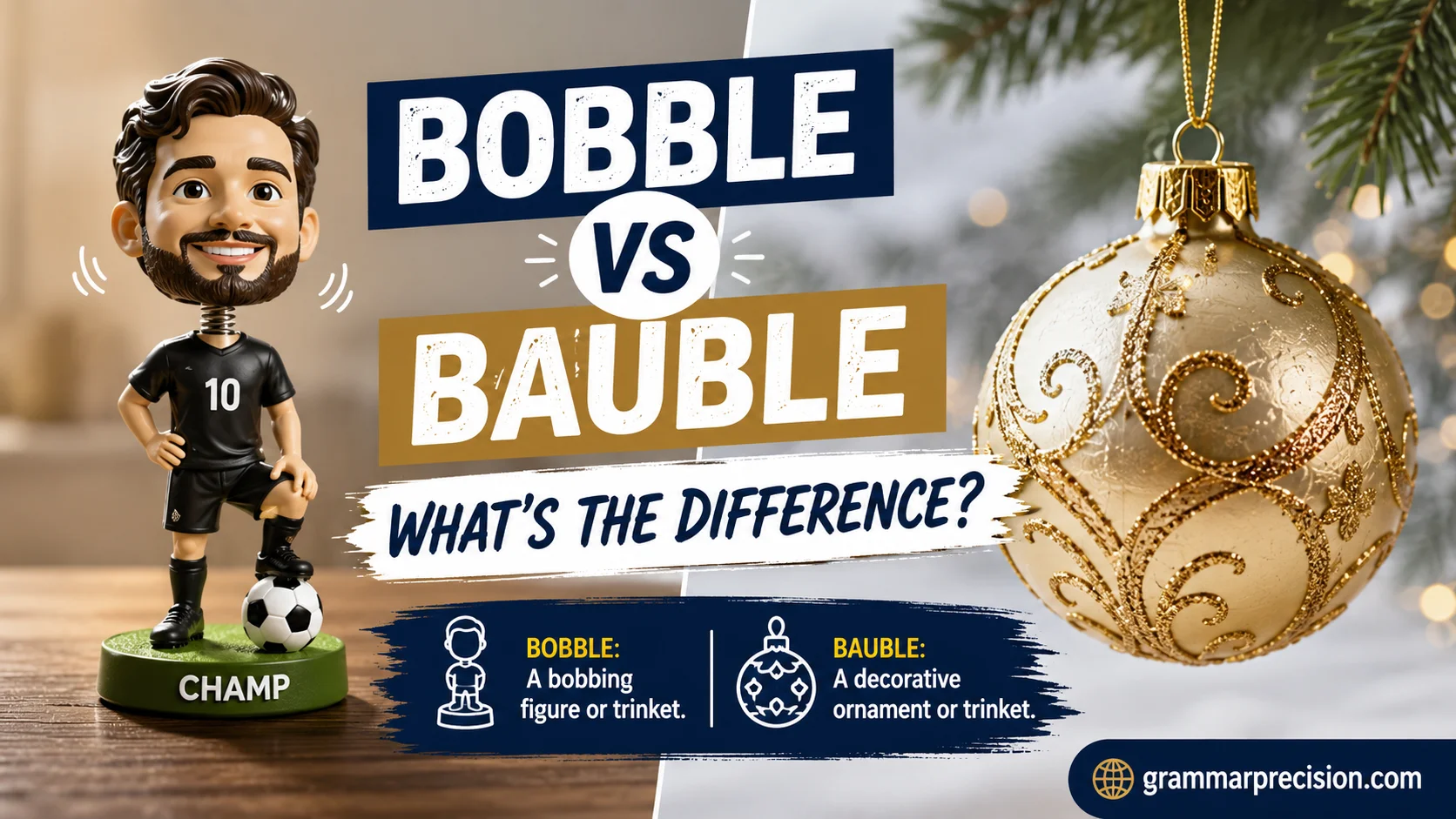Bobble vs Bauble: What’s the Difference?