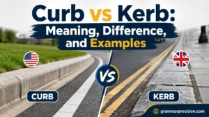 Curb vs Kerb: Meaning, Difference, and Examples