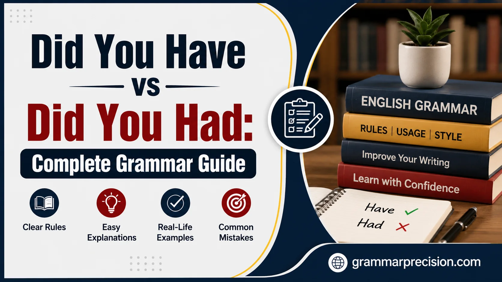 Did You Have vs Did You Had: Complete Grammar Guide