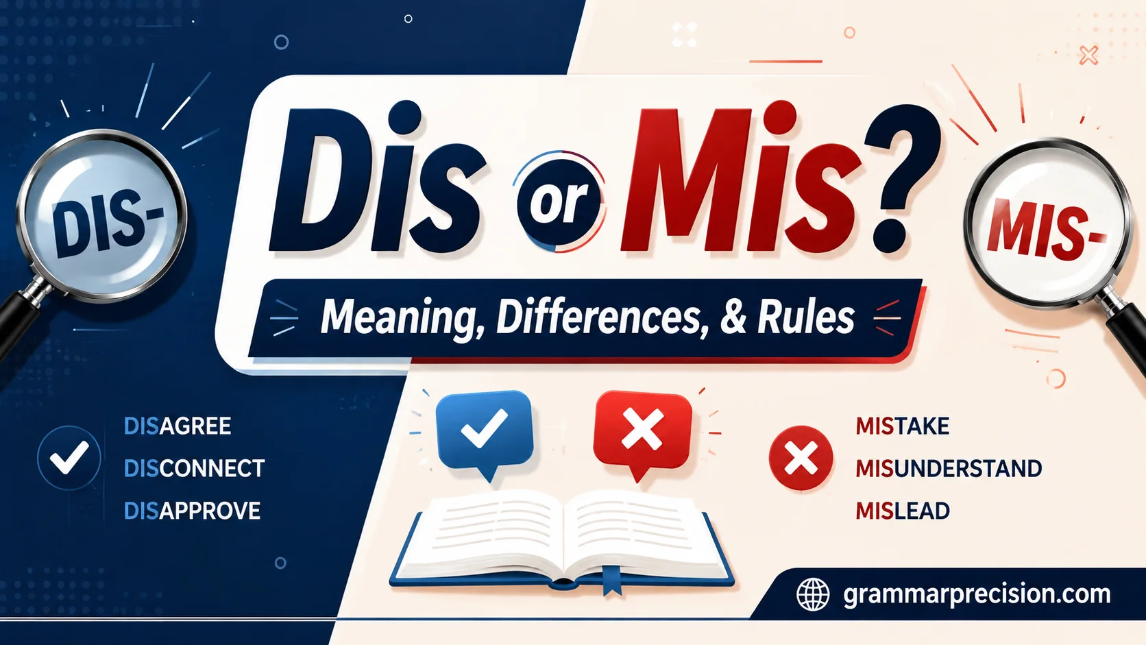 Dis or Mis? Meaning, Differences, & Rules