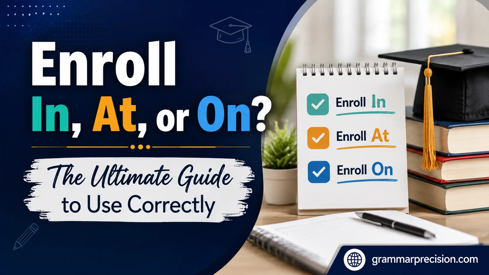 Enroll In, At, or On? The Ultimate Guide to Use Correctly
