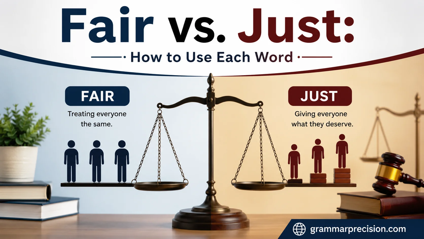 Fair vs. Just: How to Use Each Word