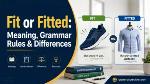 Fit or Fitted: Meaning, Grammar Rules & Differences