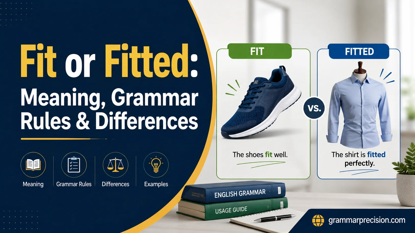 Fit or Fitted: Meaning, Grammar Rules & Differences