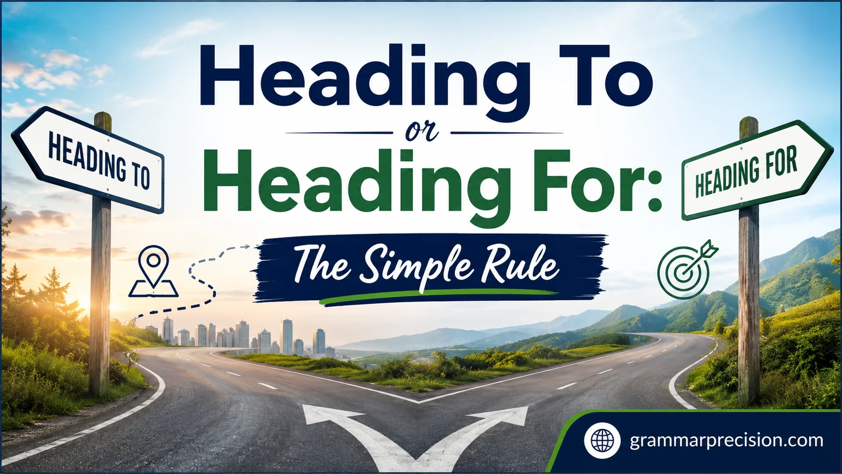 Heading To or Heading For: The Simple Rule