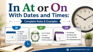 In At or On With Dates and Times: Complete Rules & Examples