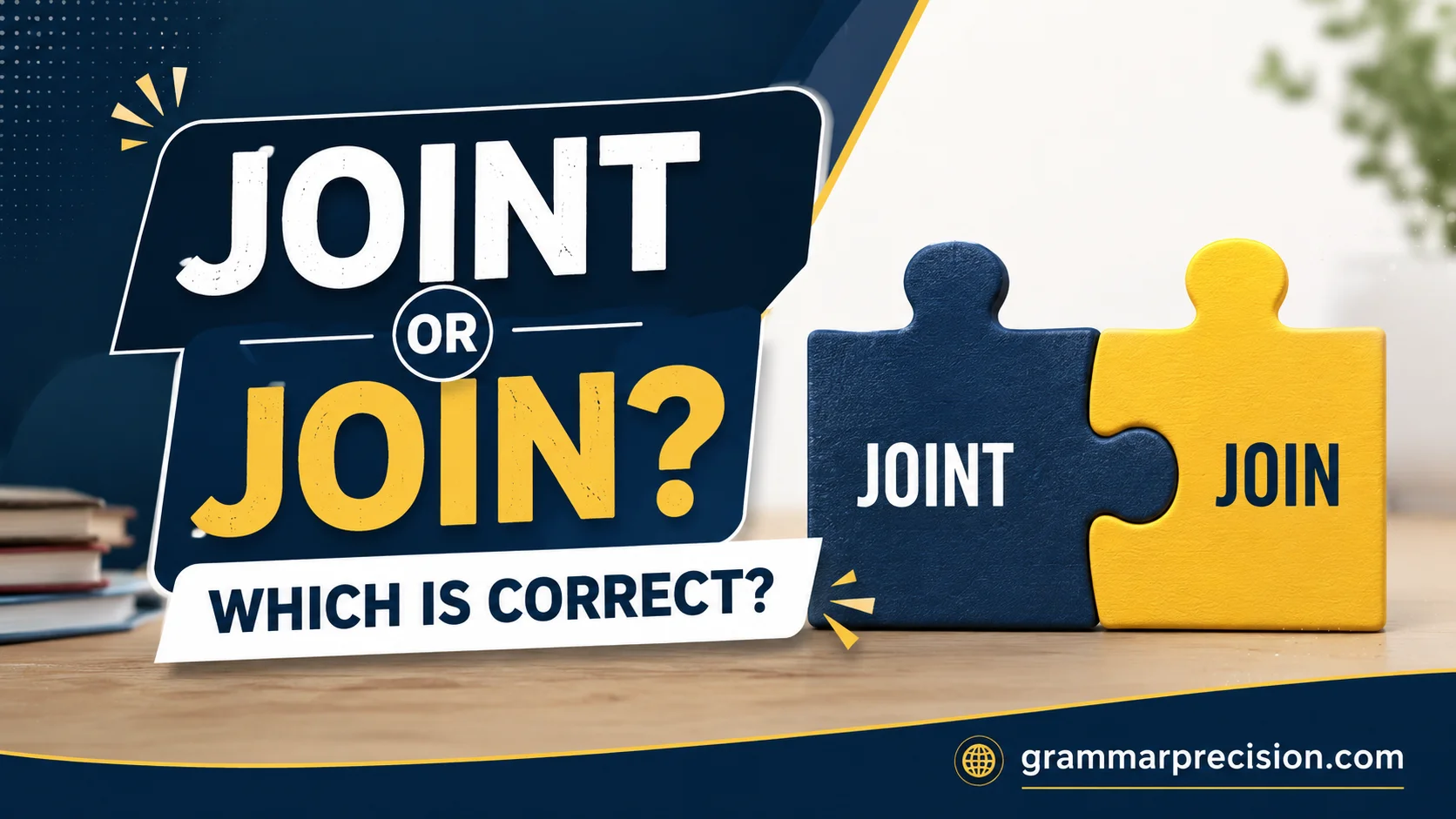 Joint or Join? Which Is Correct?
