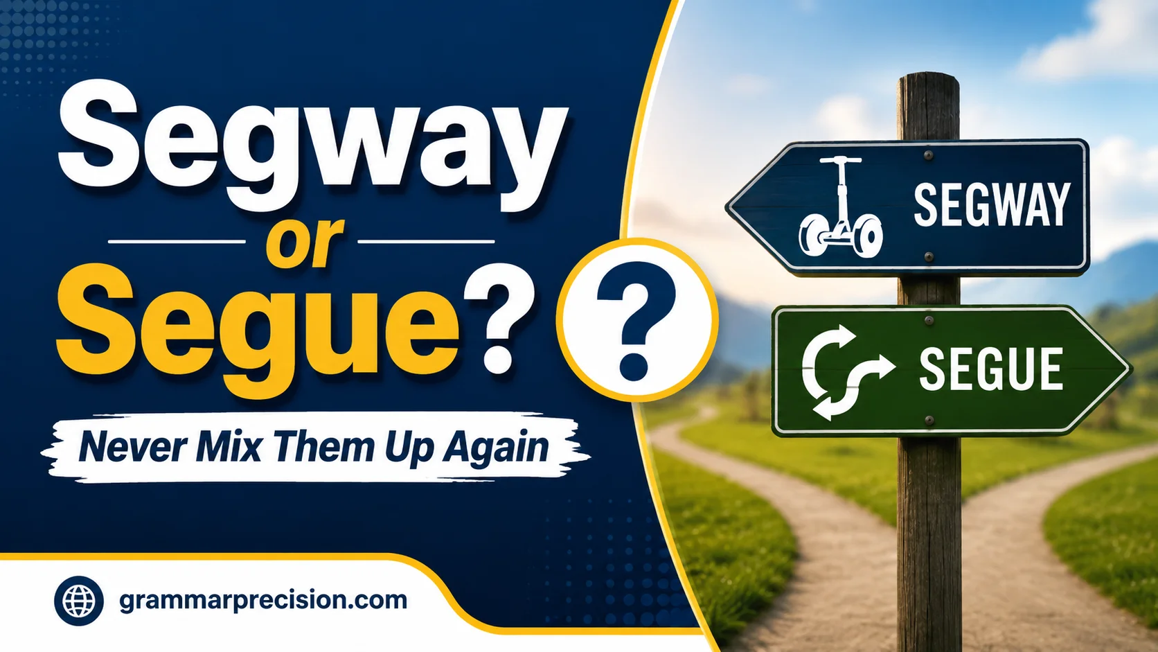 Segway or Segue? Never Mix Them Up Again
